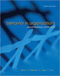 Behavior in organizations : an experiential approach