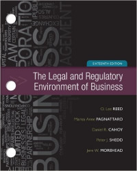 Image of The legal and regulatory environment of business