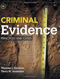Image of Criminal evidence : principles and cases