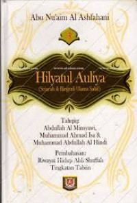 Hilyatul auliya' = sejarah dan biografi ulama salaf