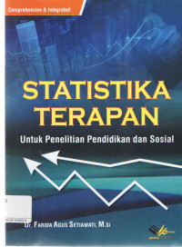 Statistika terapan: untuk penelitian pendidikan dan sosial