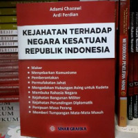 Kejahatan terhadap Negara Kesatuan Republik Indonesia
