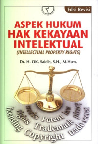 Aspek hukum hak kekayaan intelektual = intellectual proprety rights