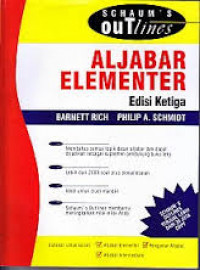 Schaum's outlines of aljabar elementer