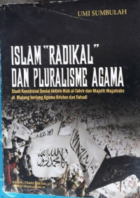 Islam radikal dan pluralisme agama: studi kontruksi sosial aktivis Hizb al-Tahrir dan Majelis Mujahidin di Malang tentang agama Kristen dan Yahudi