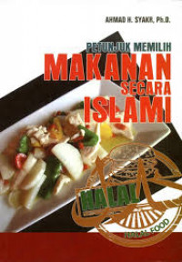 Petunjuk memilih makanan secara islami