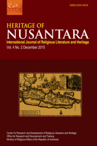 Image of Heritage of Nusantara : international journal of religious literature and heritage