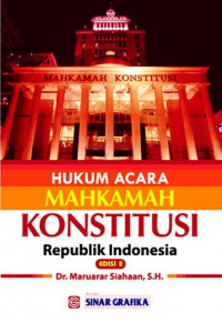 Hukum acara Mahkamah Konstitusi Republik Indonesia