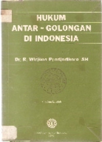 Hukum antar - golongan (intergentiel) di Indonesia
