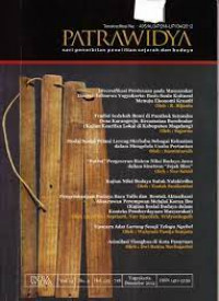 Patrawidya : seri penerbitan penelitian sejaran dan budaya