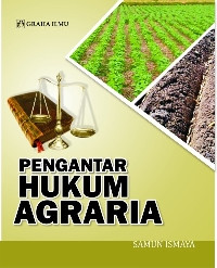 Pengantar hukum agraria