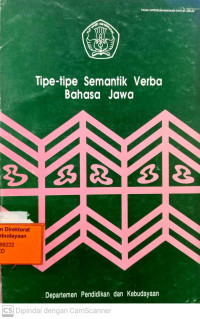 Tipe-tipe semantik verba Bahasa Jawa
