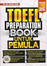 Toefl preparation book untuk pemula
