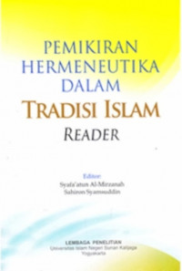 Image of Pemikiran hermeneutika dalam tradisi Islam reader