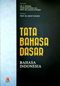 Image of Tata bahasa dasar bahasa Indonesia